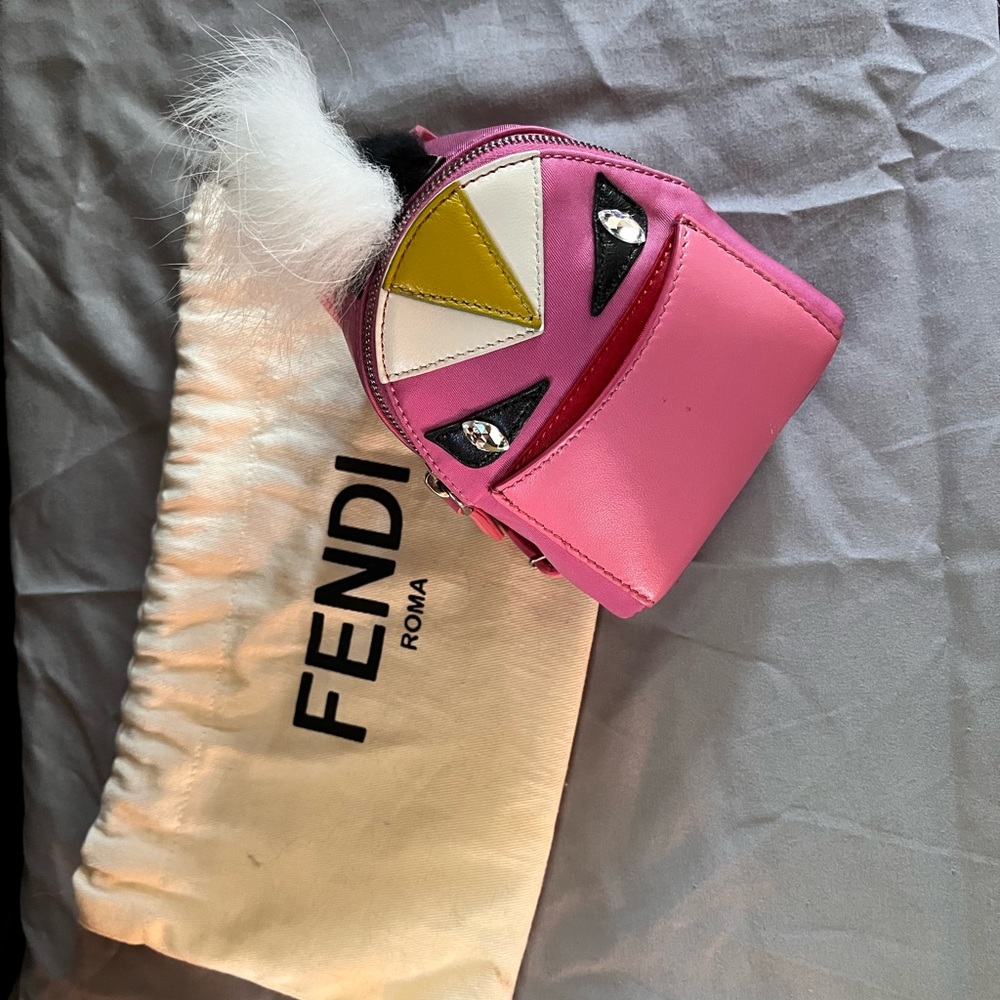 Fendi bug backpack charm